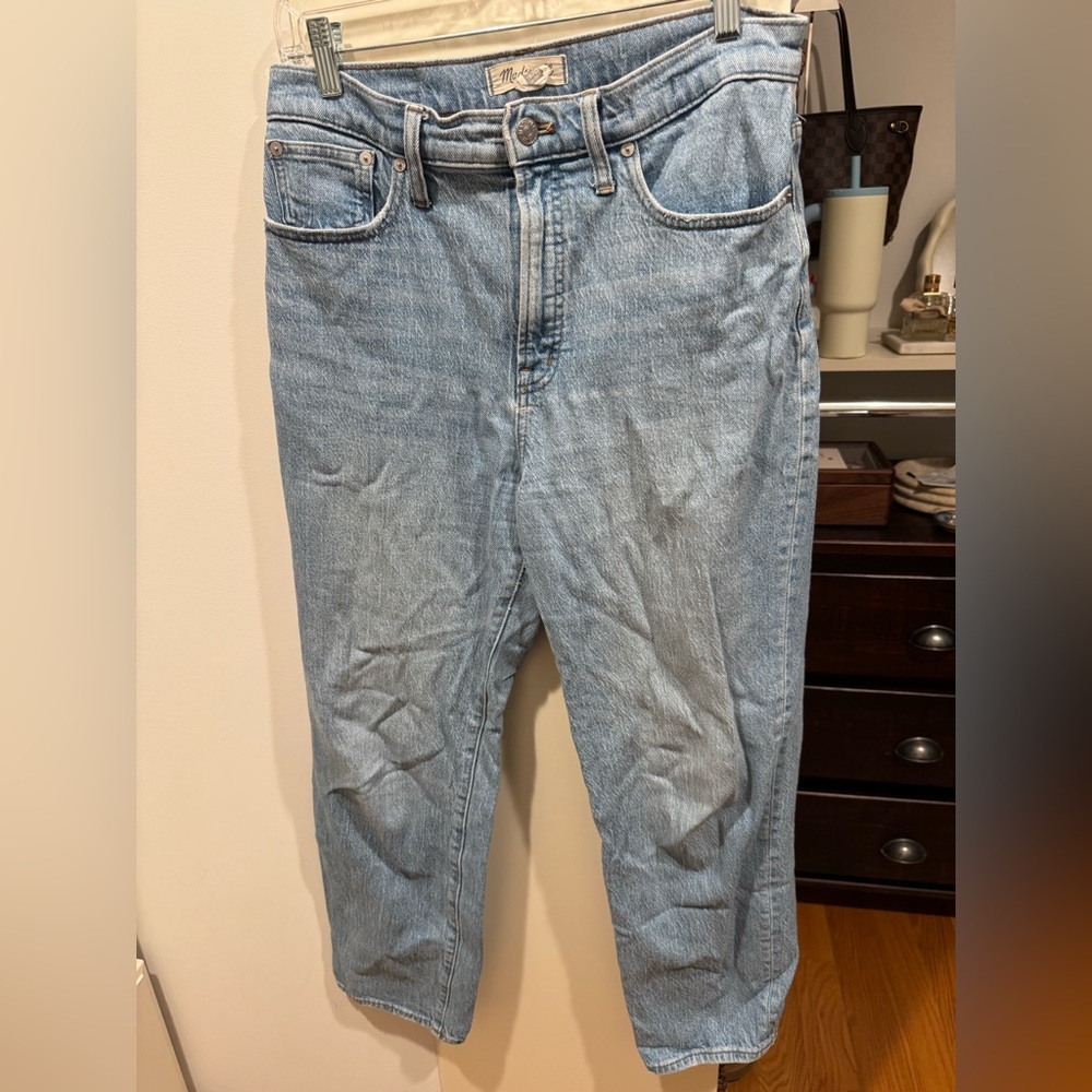 Madewell The Perfect Vintage Straight Jean in Ferman Wash | Size 28